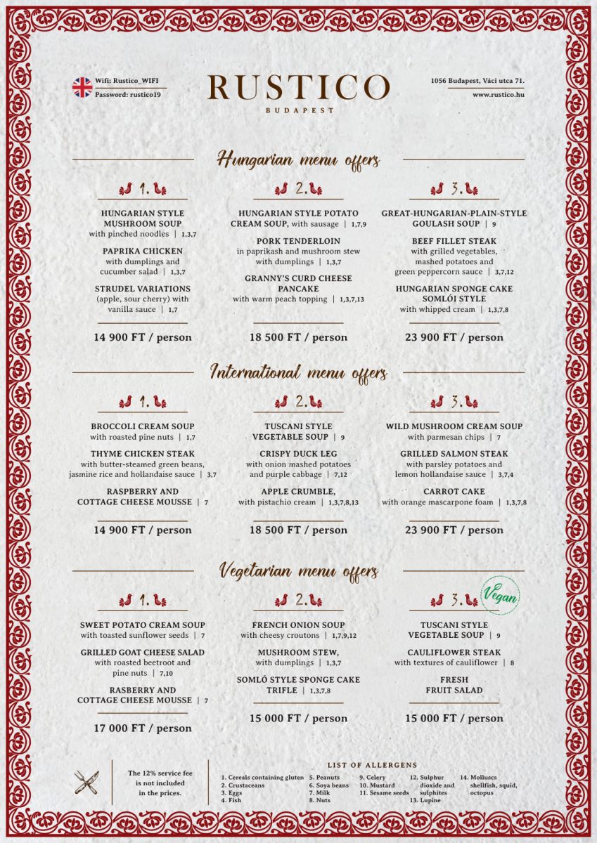 Rustico Group Menus Food And Drink Offer 2026 1